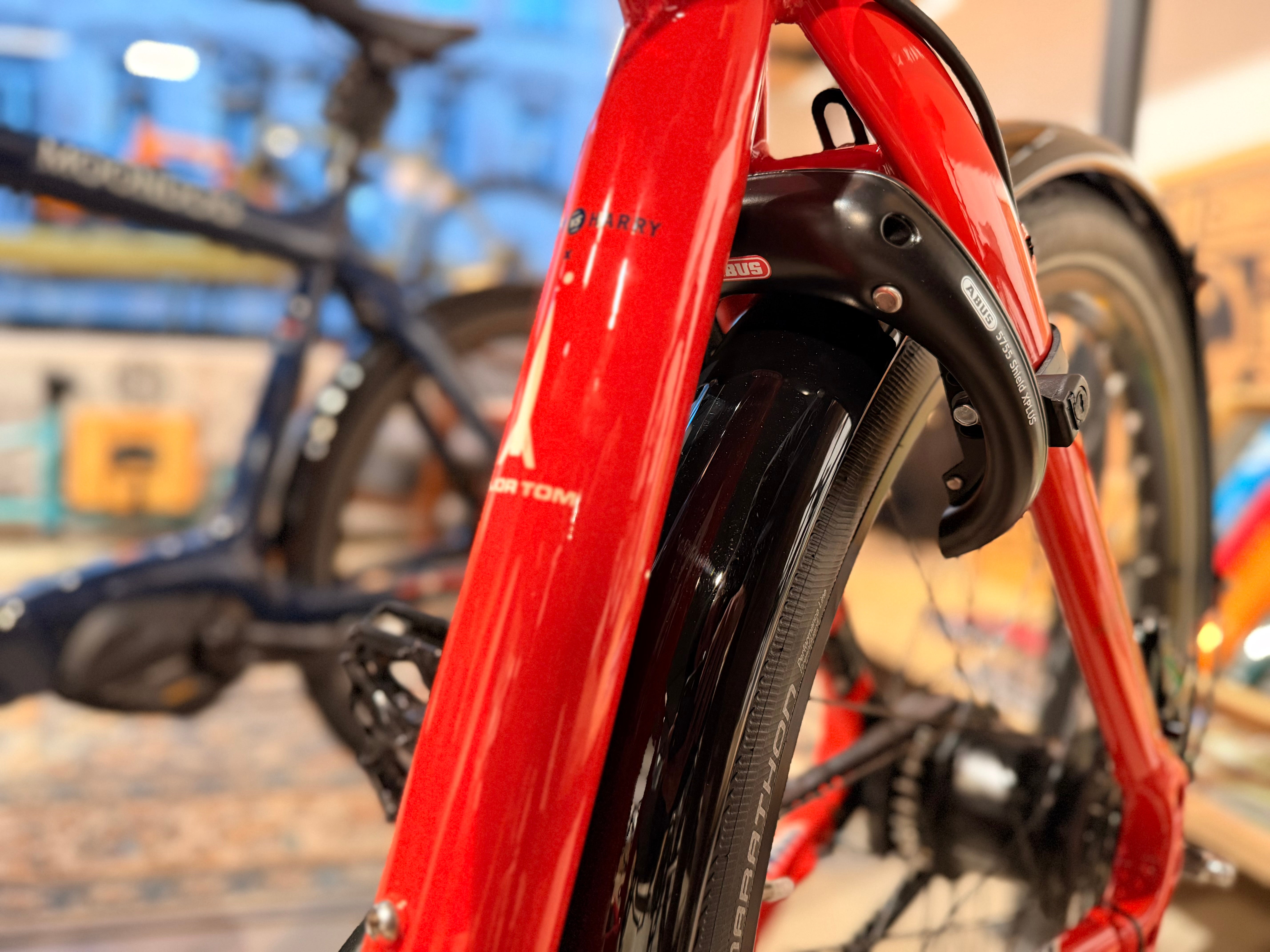 ABUS Pro Shield XPlus 5755 (NR) Rahmenschloß + Adapter Chain ACH2.0, 6KS/85 + ST5950 Tasche SET