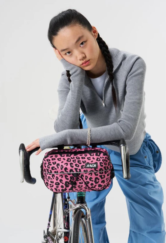 AEVOR Bar Bag Handlebar Bag - Candy Leopard