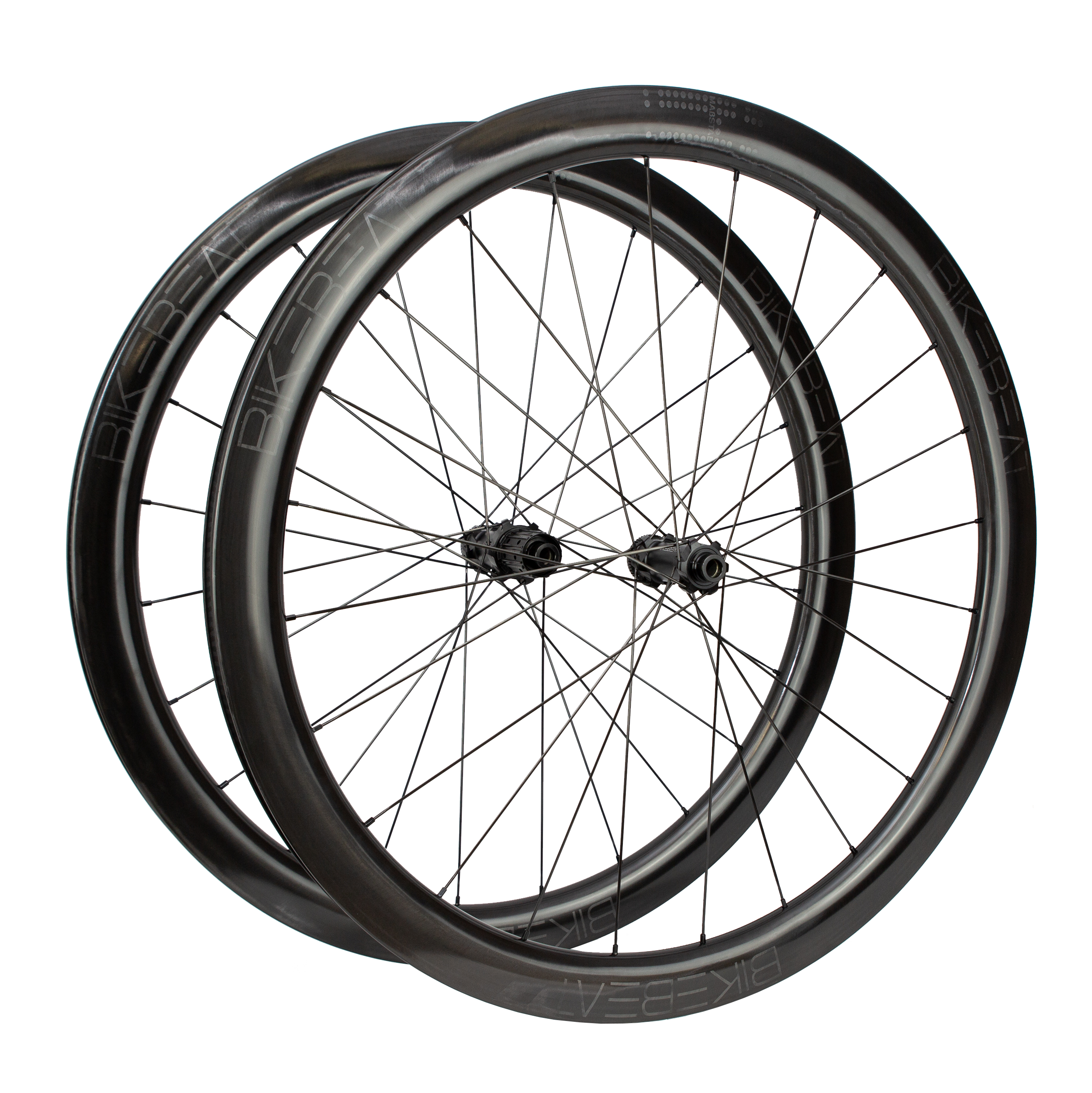 BIKEBEAT Maßstab EVO WIDE, 45mm Carbon Gravel Laufrad-Satz