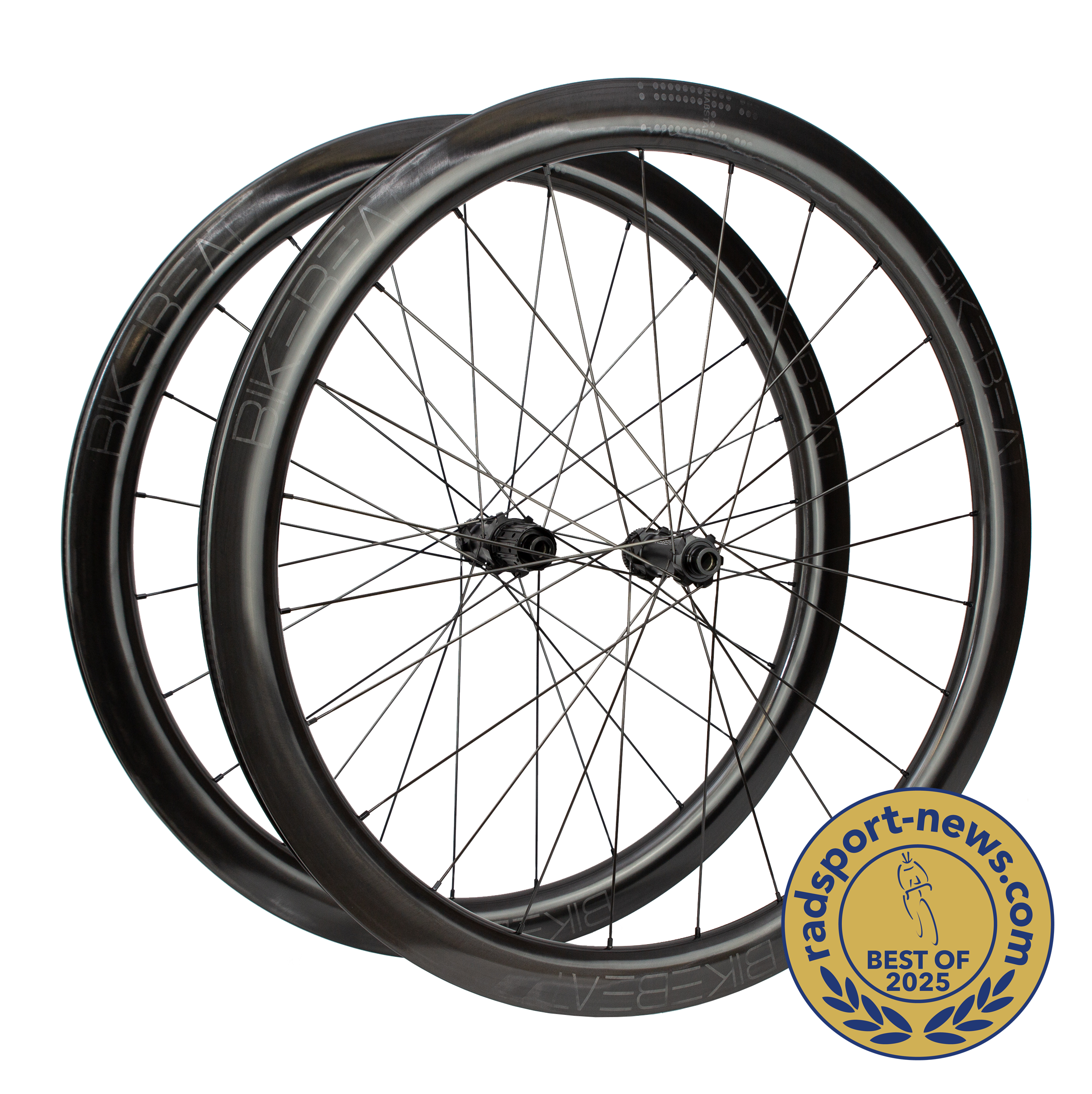 BIKEBEAT Maßstab EVO 45mm Carbon Laufrad-Satz