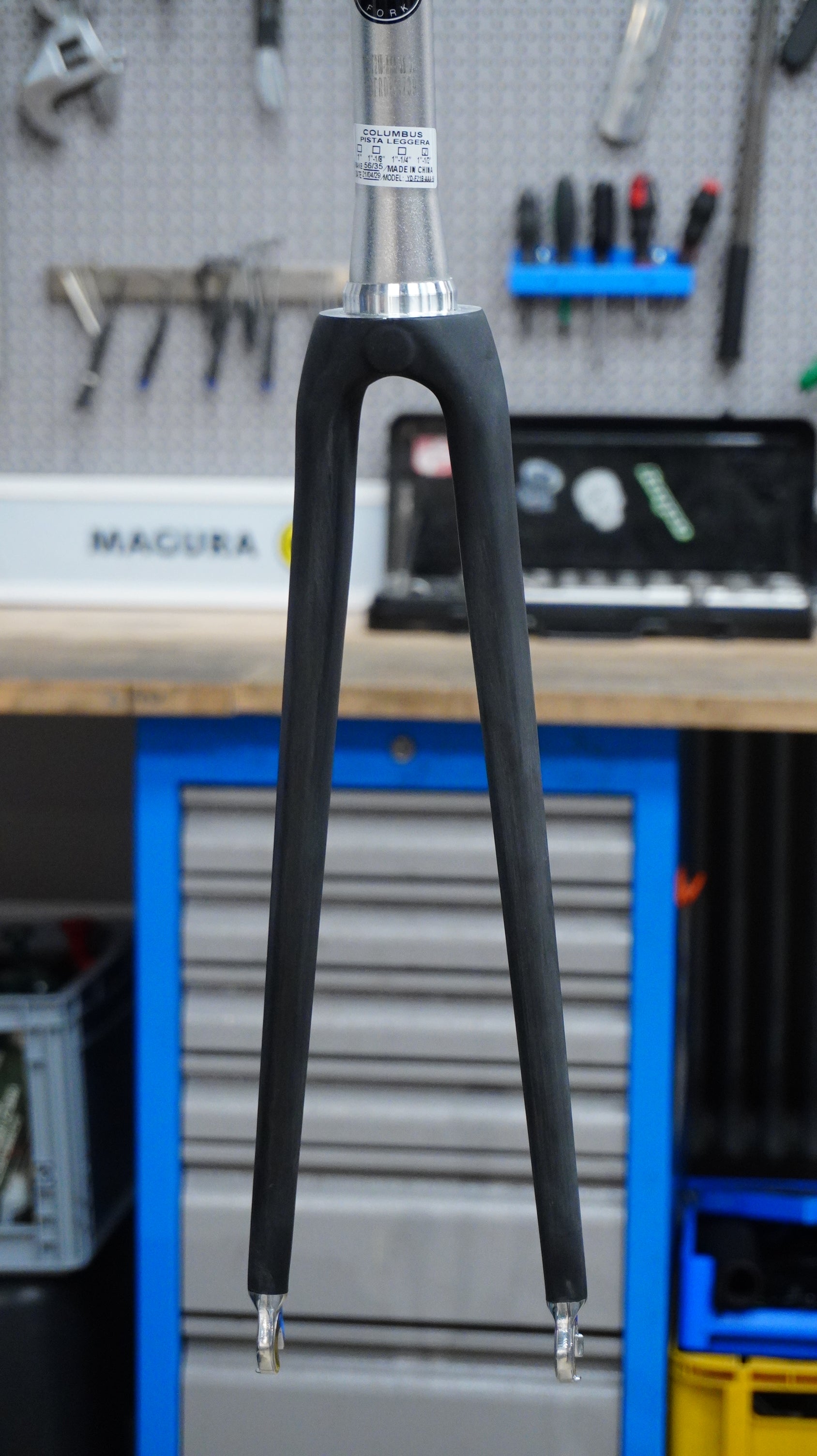 Columbus Pista Leggera UD Carbon Fork "ready to paint" A-Head 1 1/8" - 1.5"