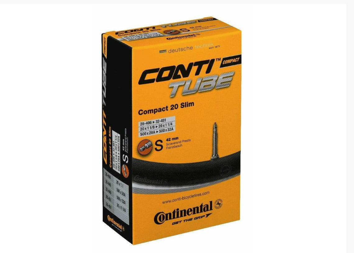 Continental hose Compact 20 Slim, 20" 28/32-406 SV 42mm
