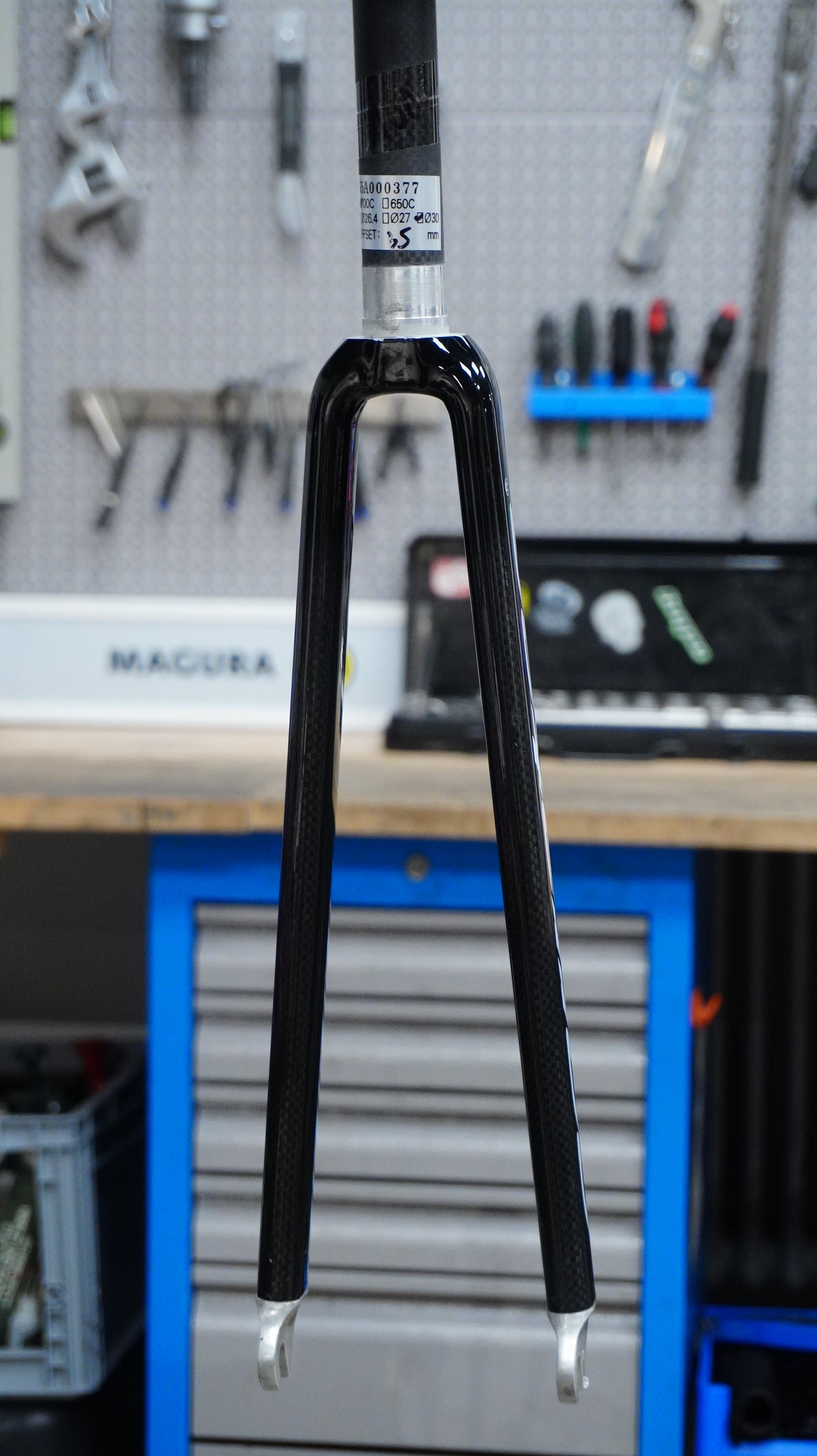 Corratec Track Track Fork, A-Head 1 1/8" - Full Carbon