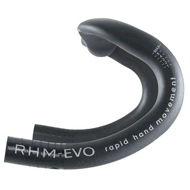 Deda SuperZero Gravel DCR Aluminium Ergo Drop Bar Lenker 31,7mm - Polish on Black
