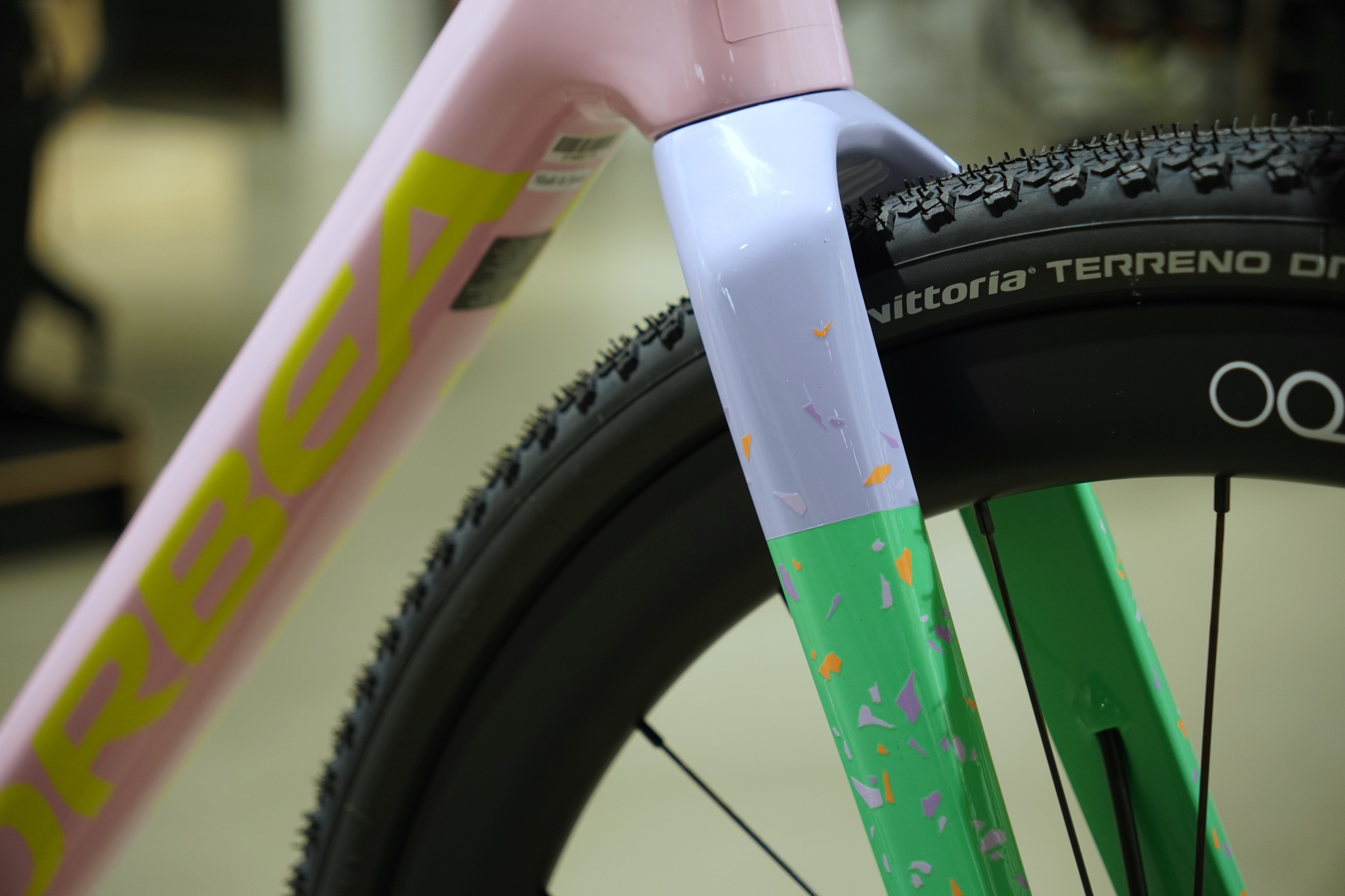 Orbea TERRA M31eTEAM 1x Carbon, MyO Pink/Lavender/Mint - Small