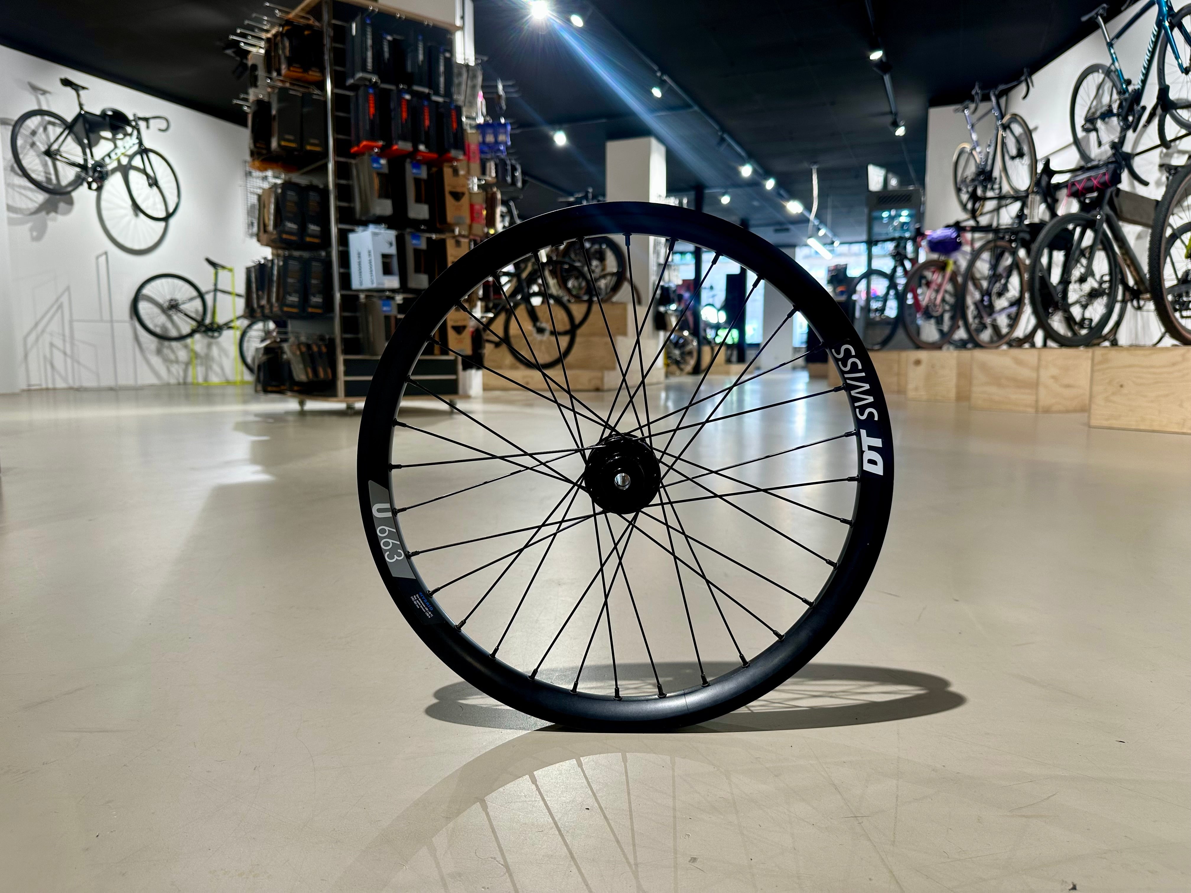 Hand-built 20" wheel – DT Swiss U663 x Shutter Precision PL-7 hub dynamo