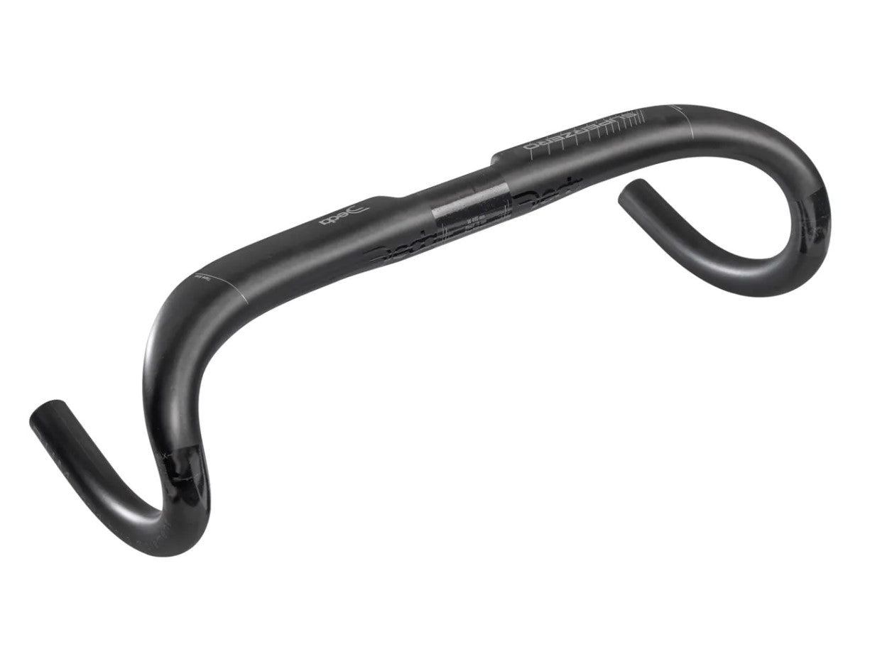 Deda SuperZero DCR Aluminium Ergo Drop Bar Lenker 31,7mm - Polish on Black