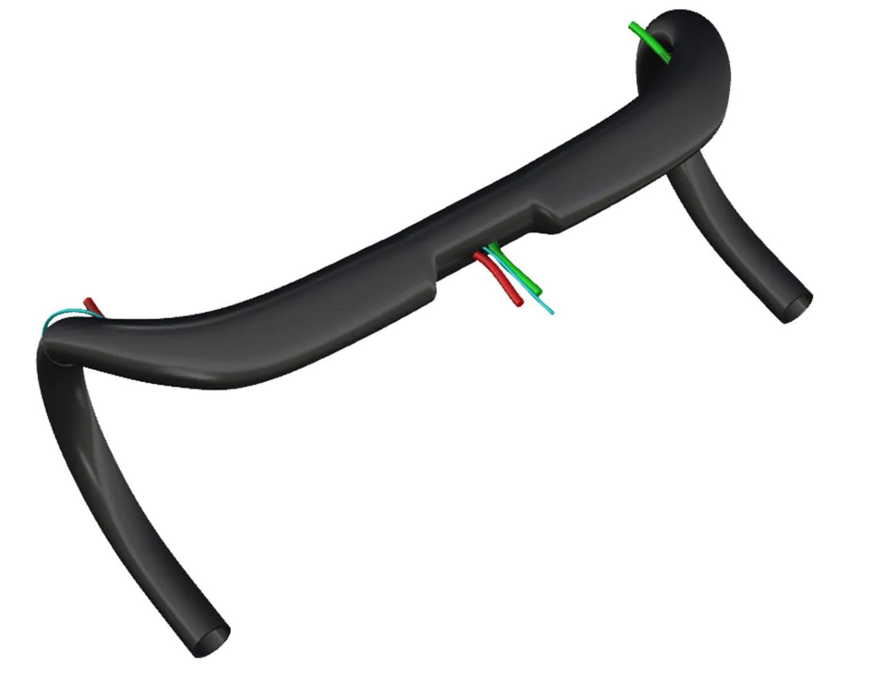 Deda SuperZero DCR Aluminium Ergo Drop Bar Lenker 31,7mm - Polish on Black