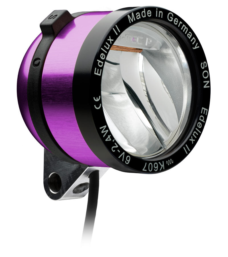 SON Edelux II headlights, purple