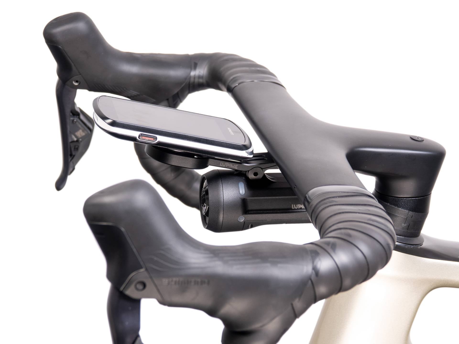 Lupine Cockpit Aero Mount mit GoPro Aufnahme