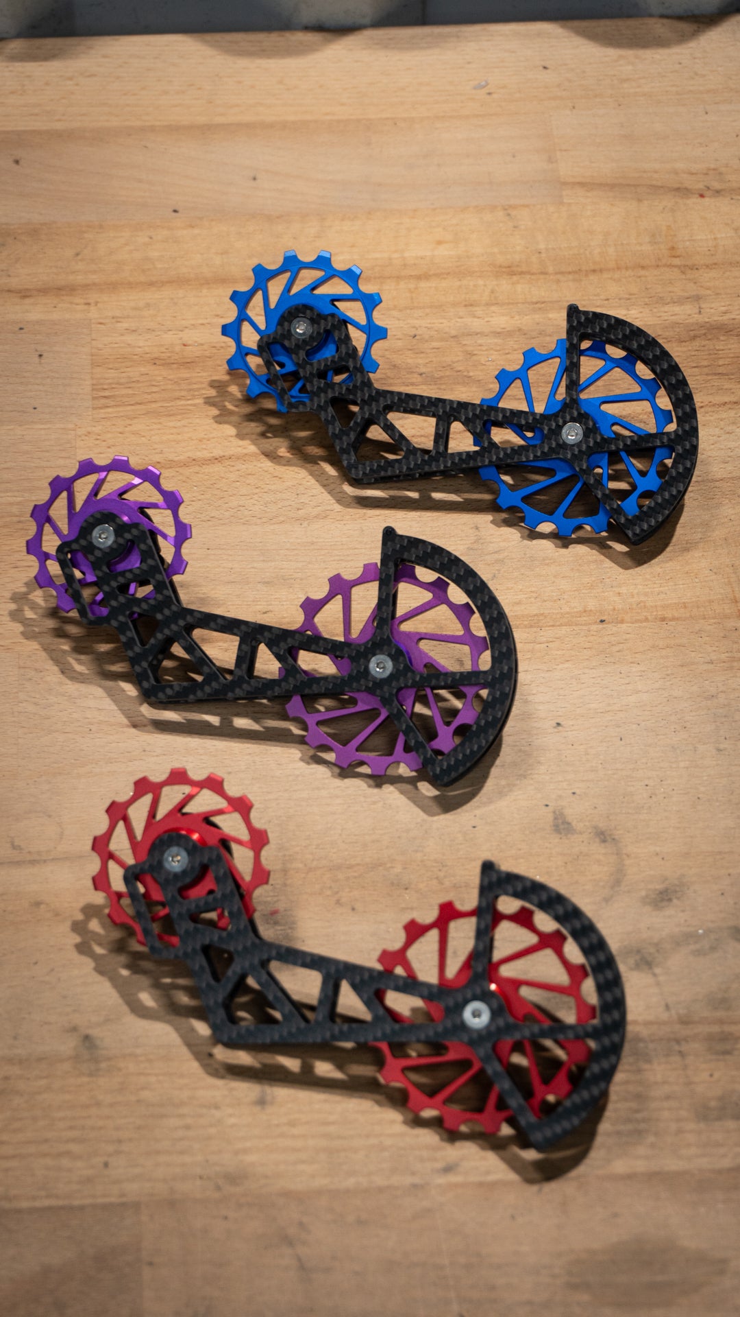 Nova Ride Carbon Rear Derailleur Cage, Ceramic OSPW for Shimano 105, 12s (R7150)