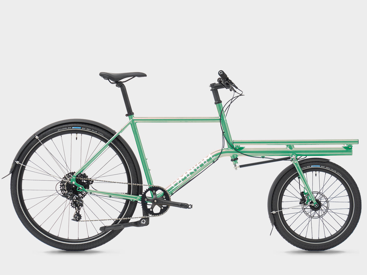 Omnium MINI-MAX V3 WiFi APEX1 Komplett-Rad + Dynamo und Supernova Lampen Set - Forest Green