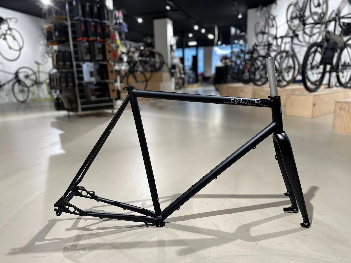 Omnium CXC Standard Frameset - Matt Black Toughcoat with Carbon Fork