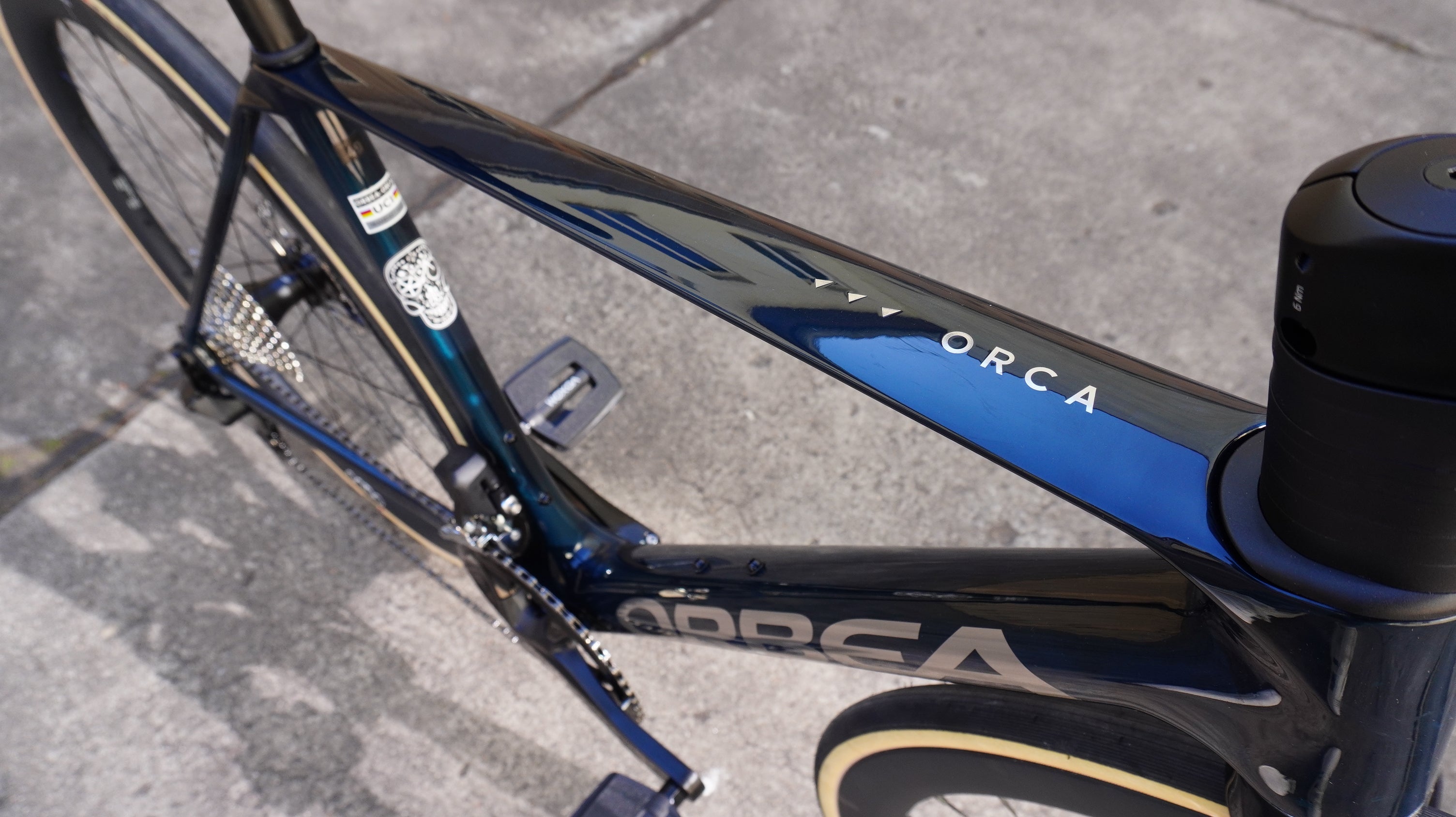 Orbea ORCA M35i Carbon, My-O Blue Carbon-View - 49cm