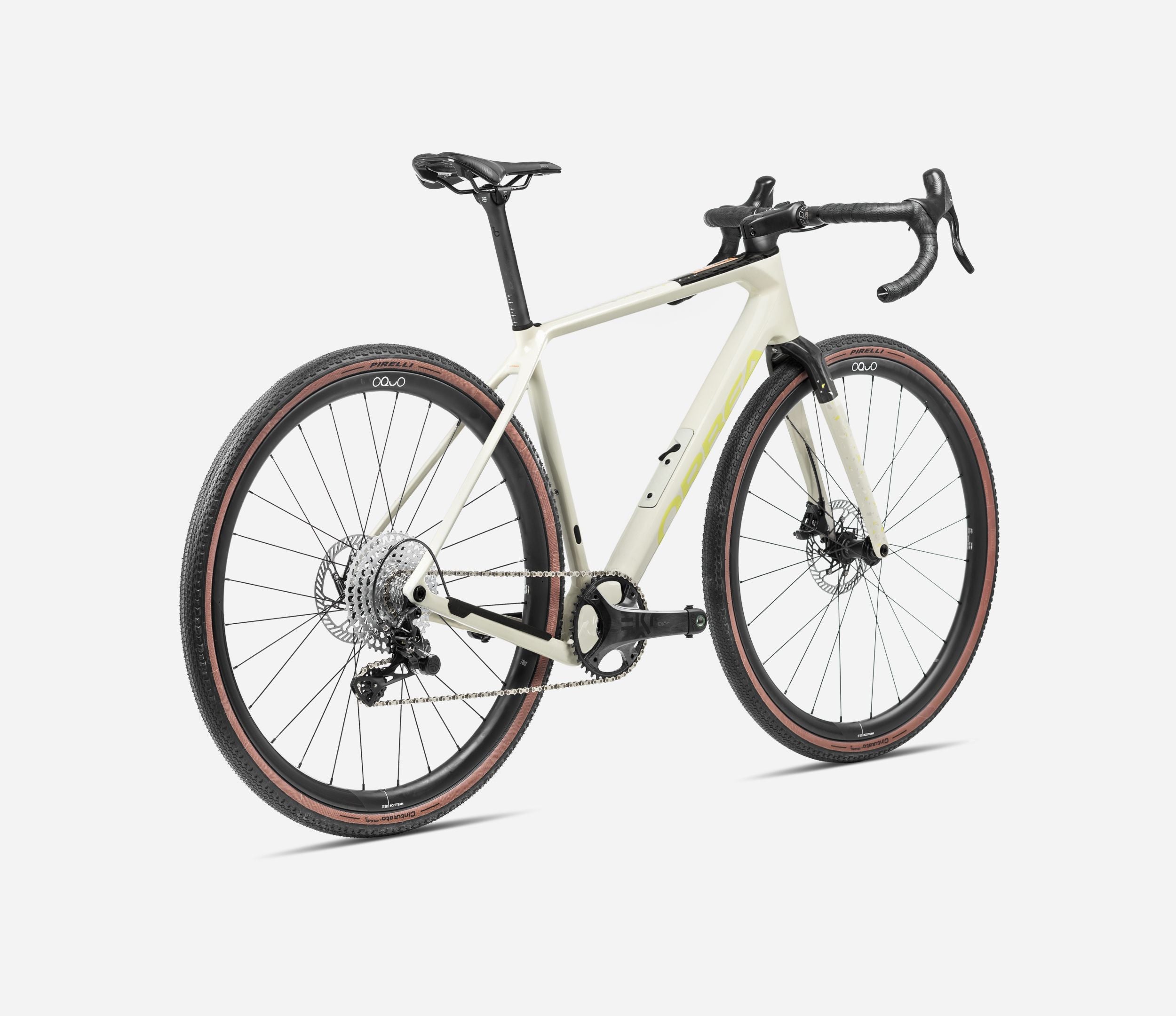 Orbea TERRA M30TEAM 2x12 Carbon, Ivory White/ Spicy Lime