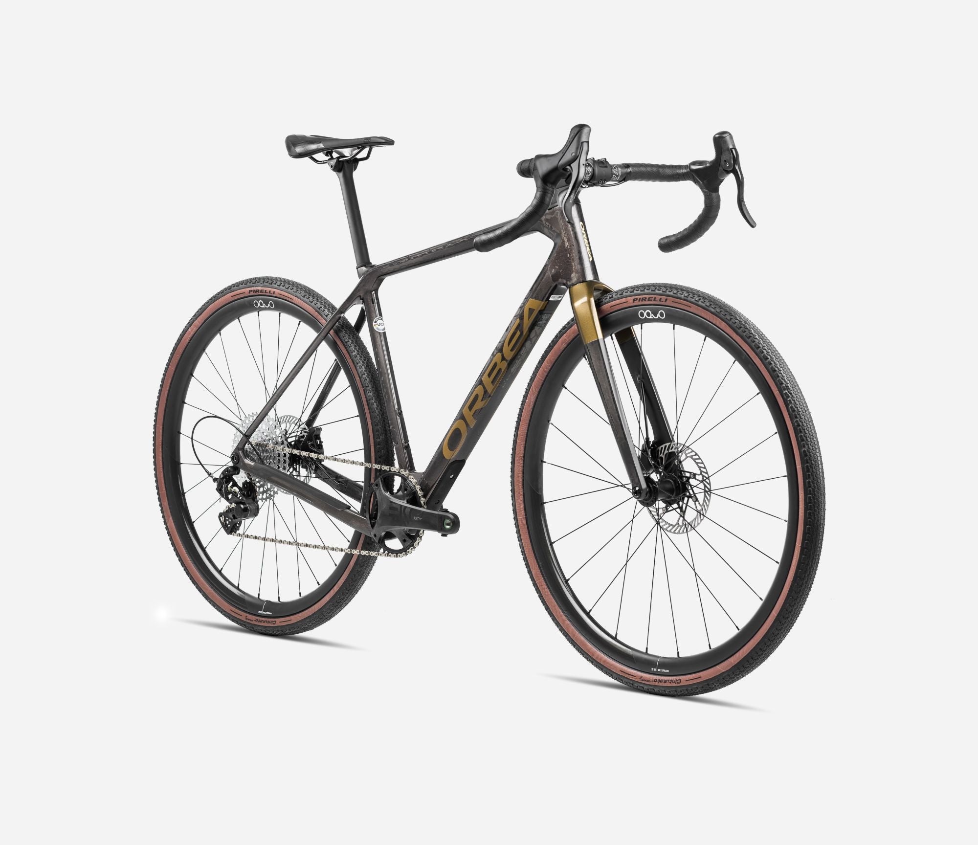 Orbea TERRA M41eTEAM 1x Carbon, Carbon, Cosmic Carbon View/Metallic Olive Green