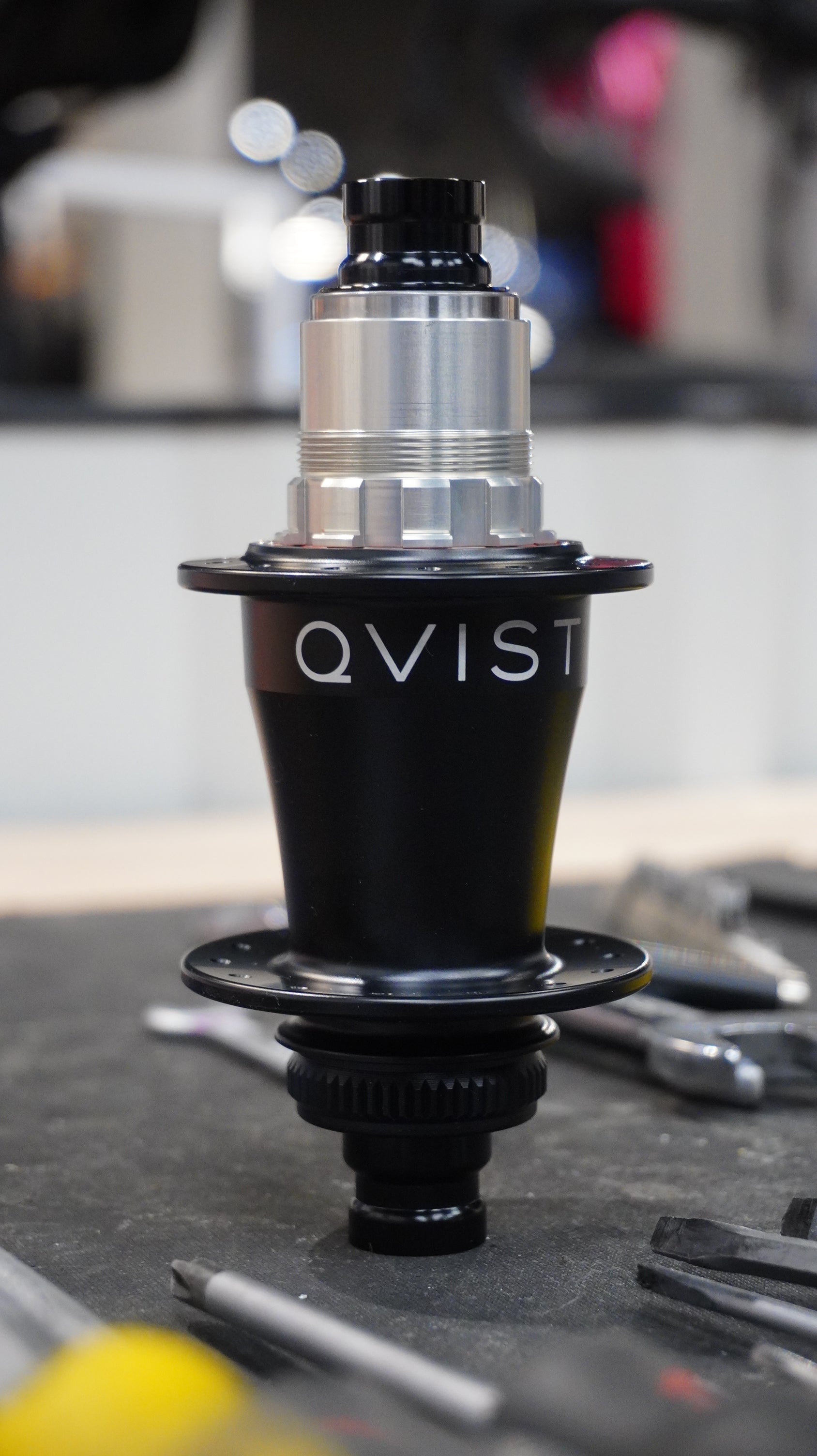QVIST rear hub, Centerlock, 12x142mm - Black
