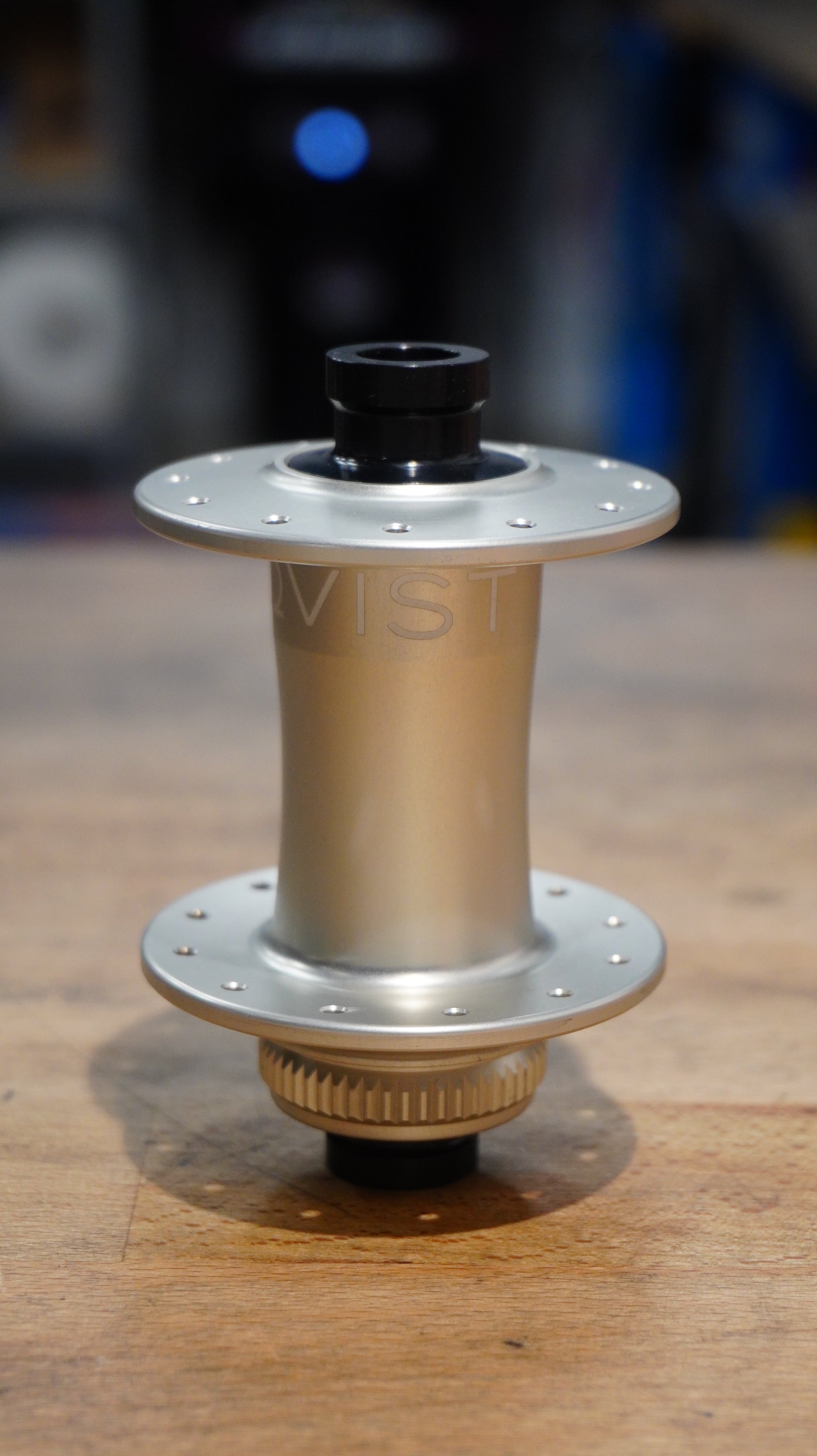 QVIST Vorderradnabe, Centerlock, 12x100mm - Silber