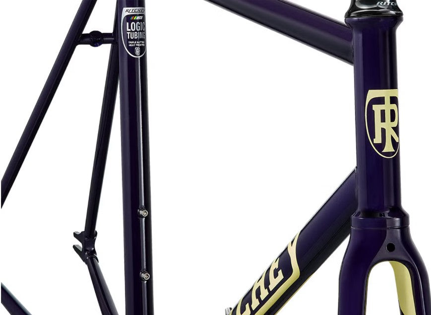 Ritchey Garden City Singlespeed Stahl-Rahmen Set - Midnight Violet / Moon Yellow