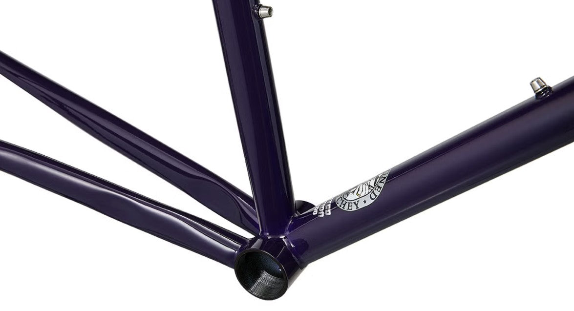 Ritchey Garden City Singlespeed Stahl-Rahmen Set - Midnight Violet / Moon Yellow