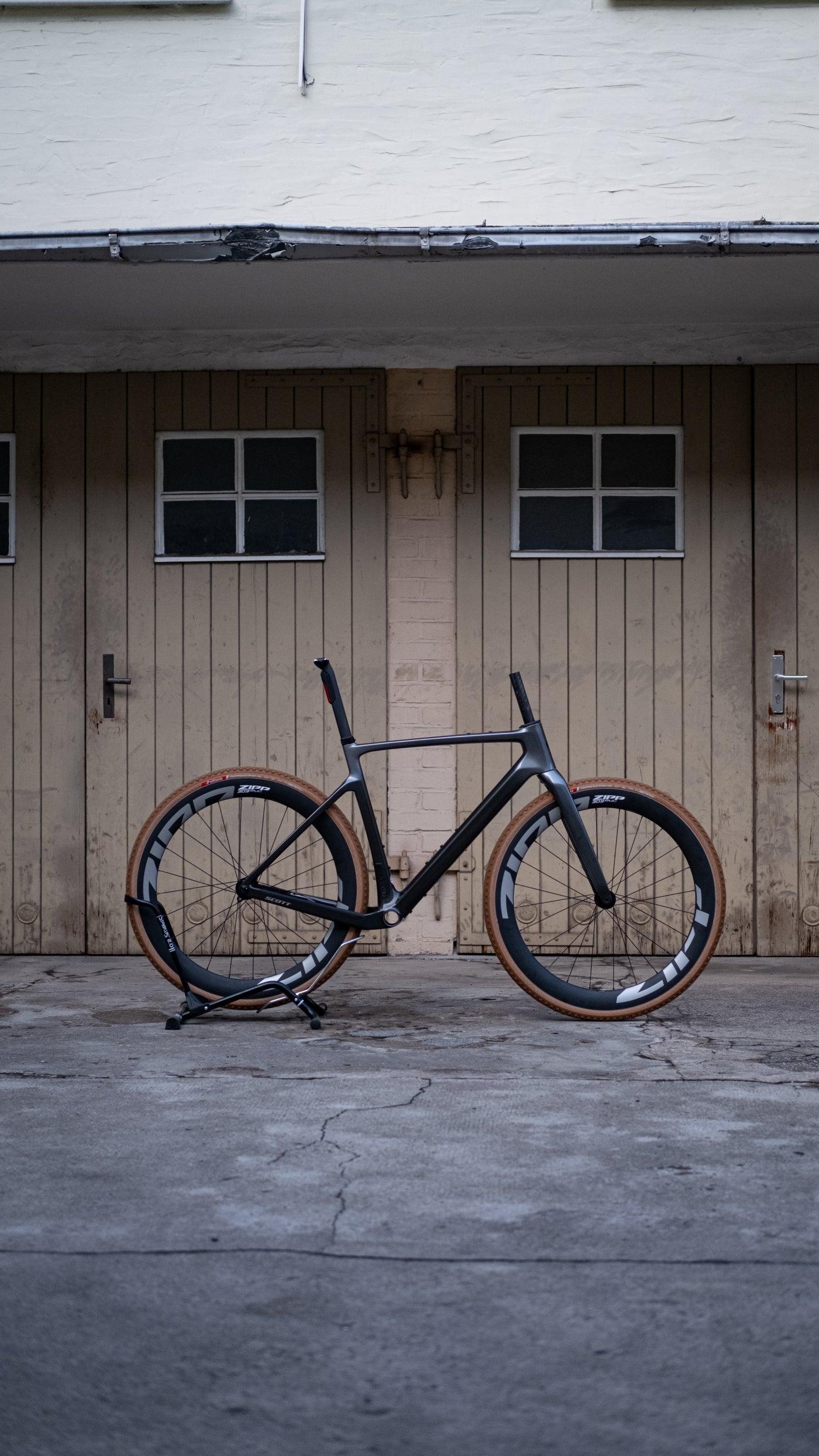 Scott Addict Gravel RC HMF Carbon Rahmen-Set - Chrome Silver