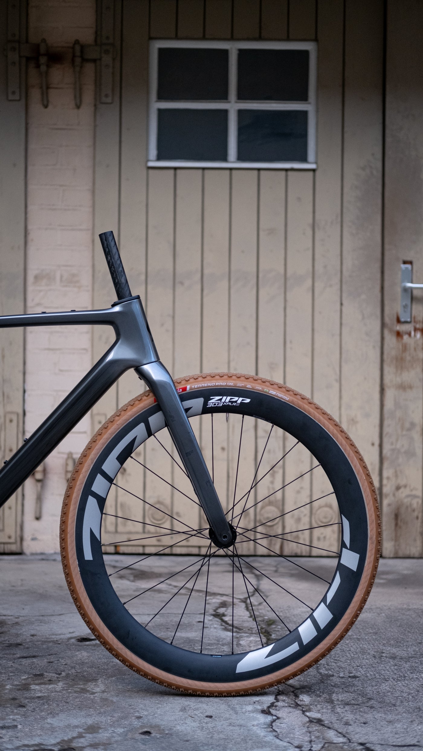 Scott Addict Gravel RC HMF Carbon Rahmen-Set - Chrome Silver