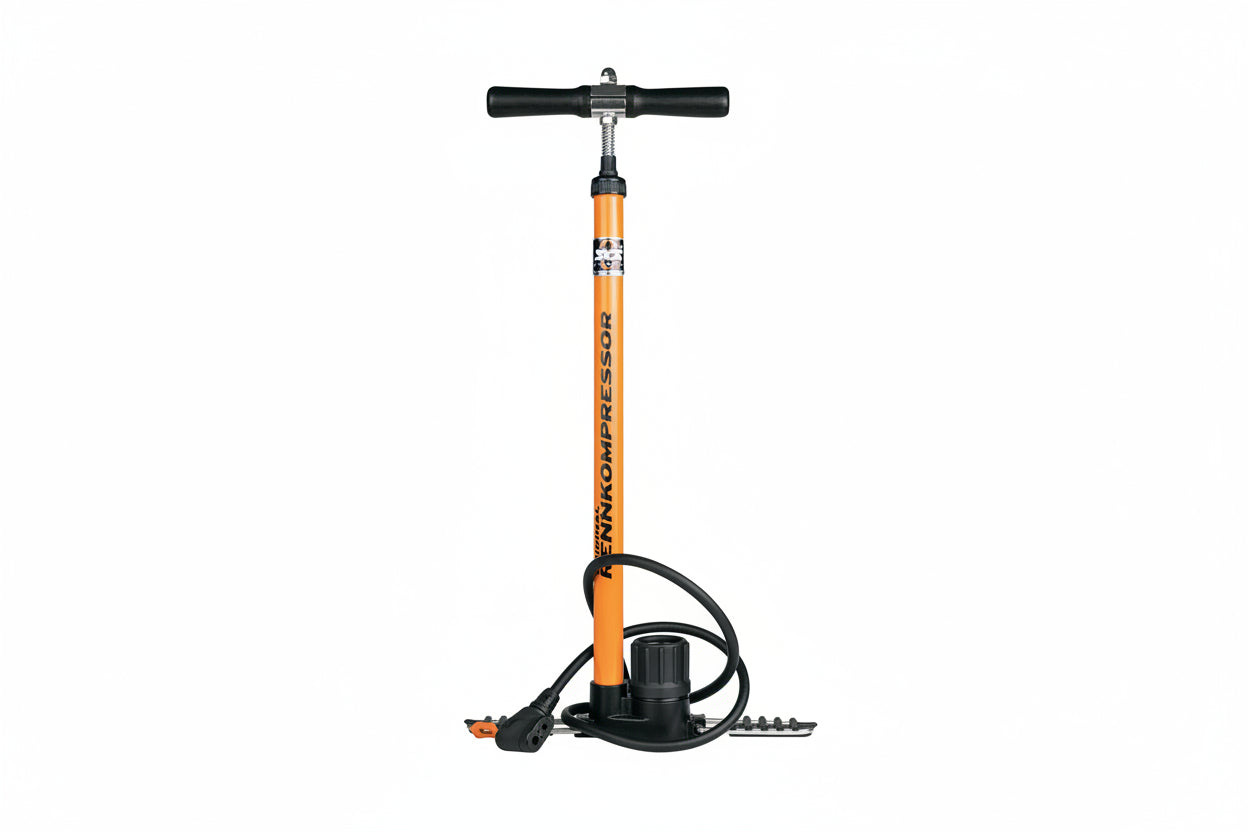 SKS Rennkompressor Standpumpe MULTI VALVE-Kopf „MV EASY“ (AV, SV, DV)