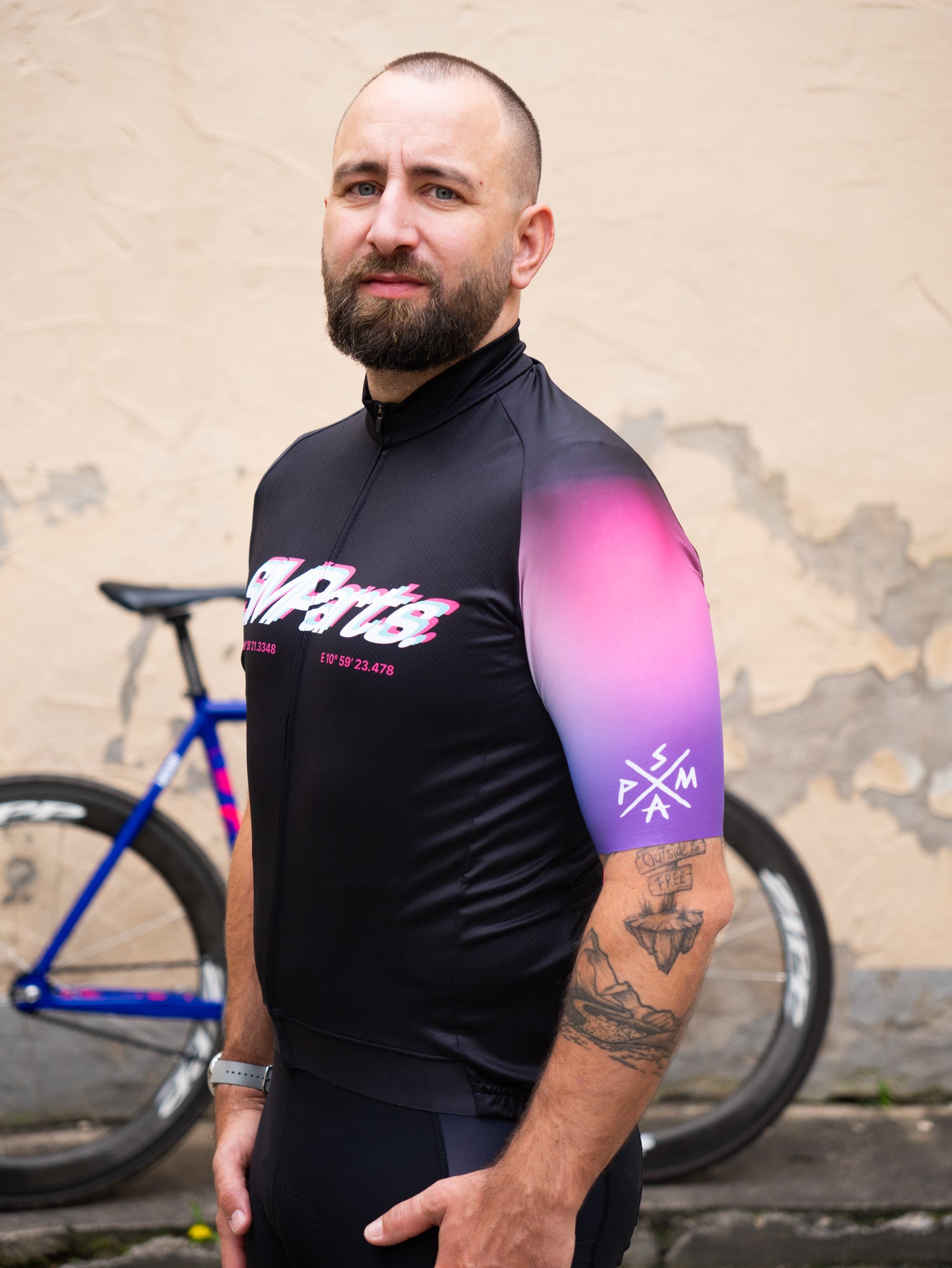 SM-Parts Performance Kurzarm Trikot "LINES"