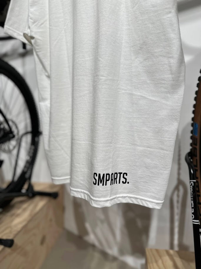 SMParts. T-Shirt "Aggro Skull" - White