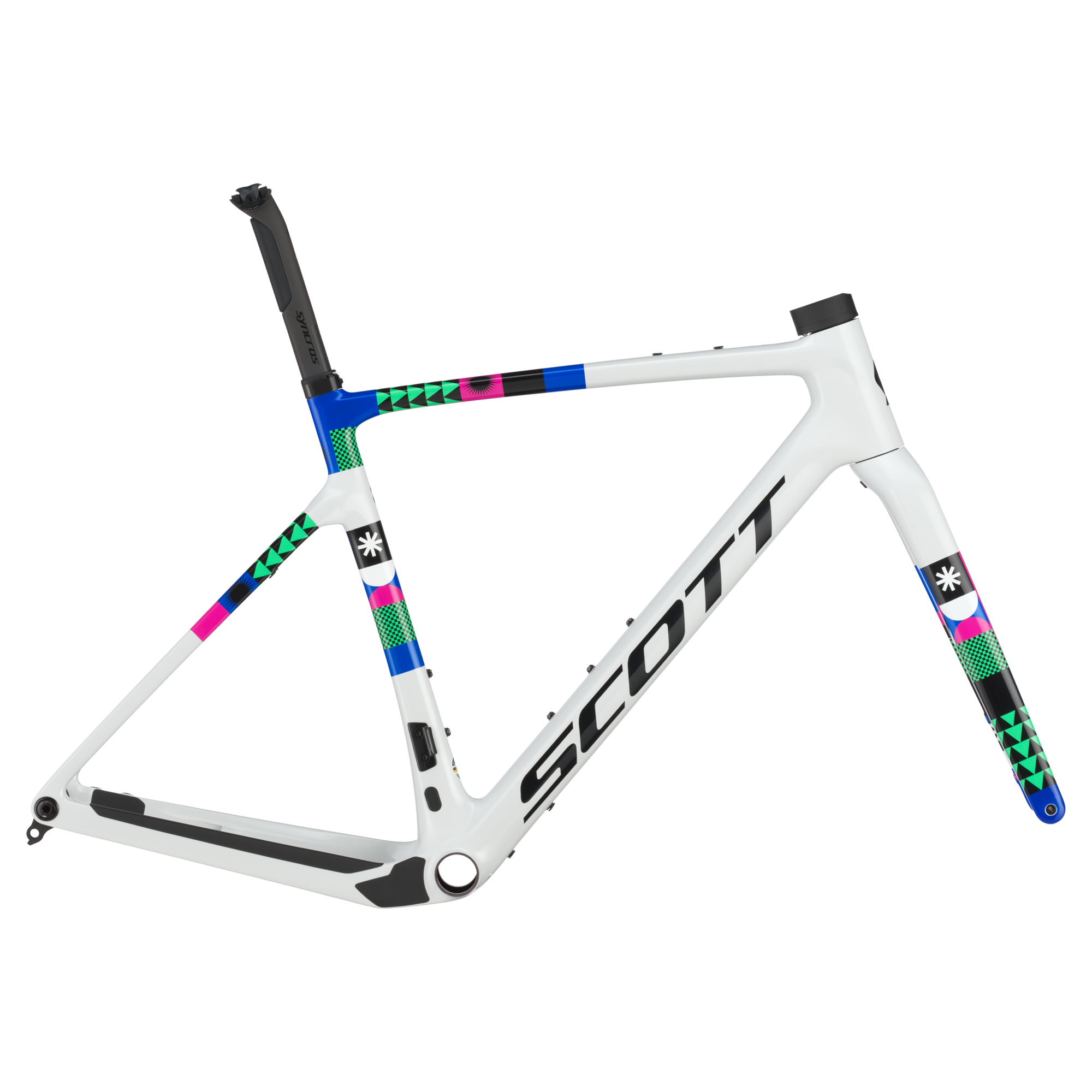 Scott Addict Gravel RC HMX Carbon Rahmen-Set - Beluga Grey
