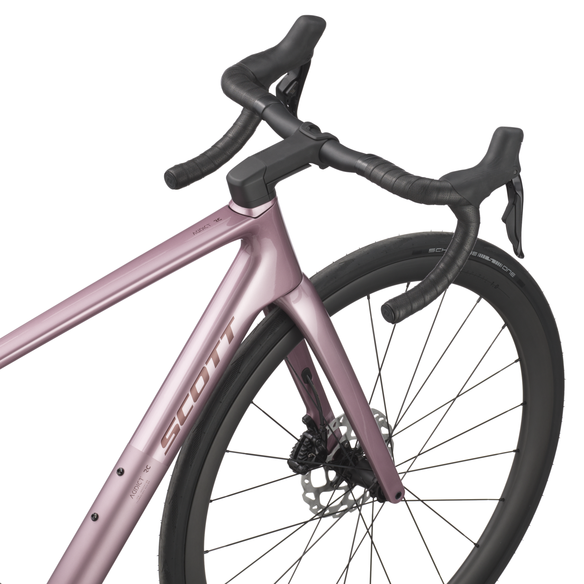 Scott Addict RC 30 (2025) Rennrad, Shimano 105 Di2 2x12 - Ash Pink