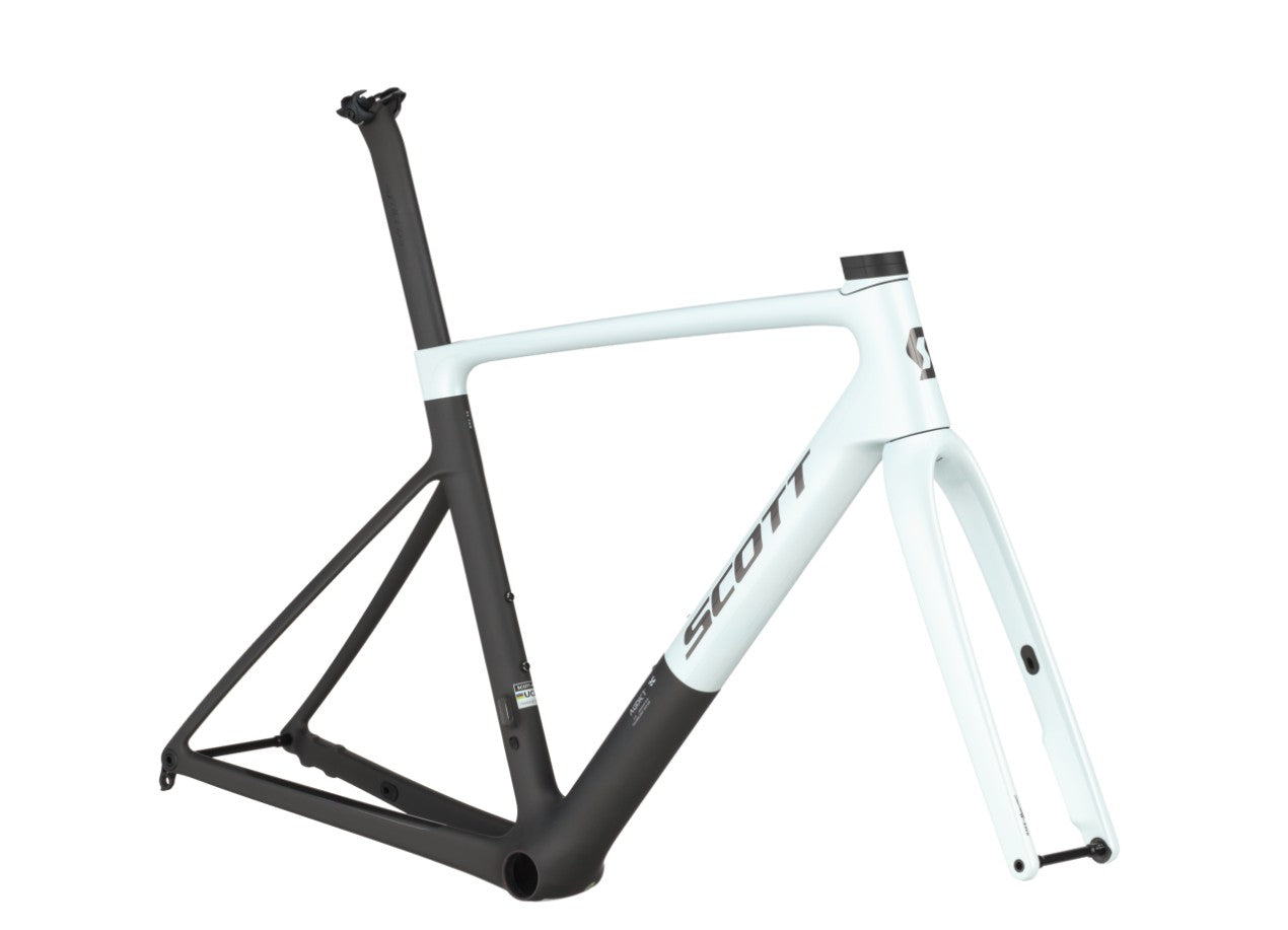 Scott Addict RC Pro HMX Carbon Rahmen-Set, Cumulus White - 56cm/Large