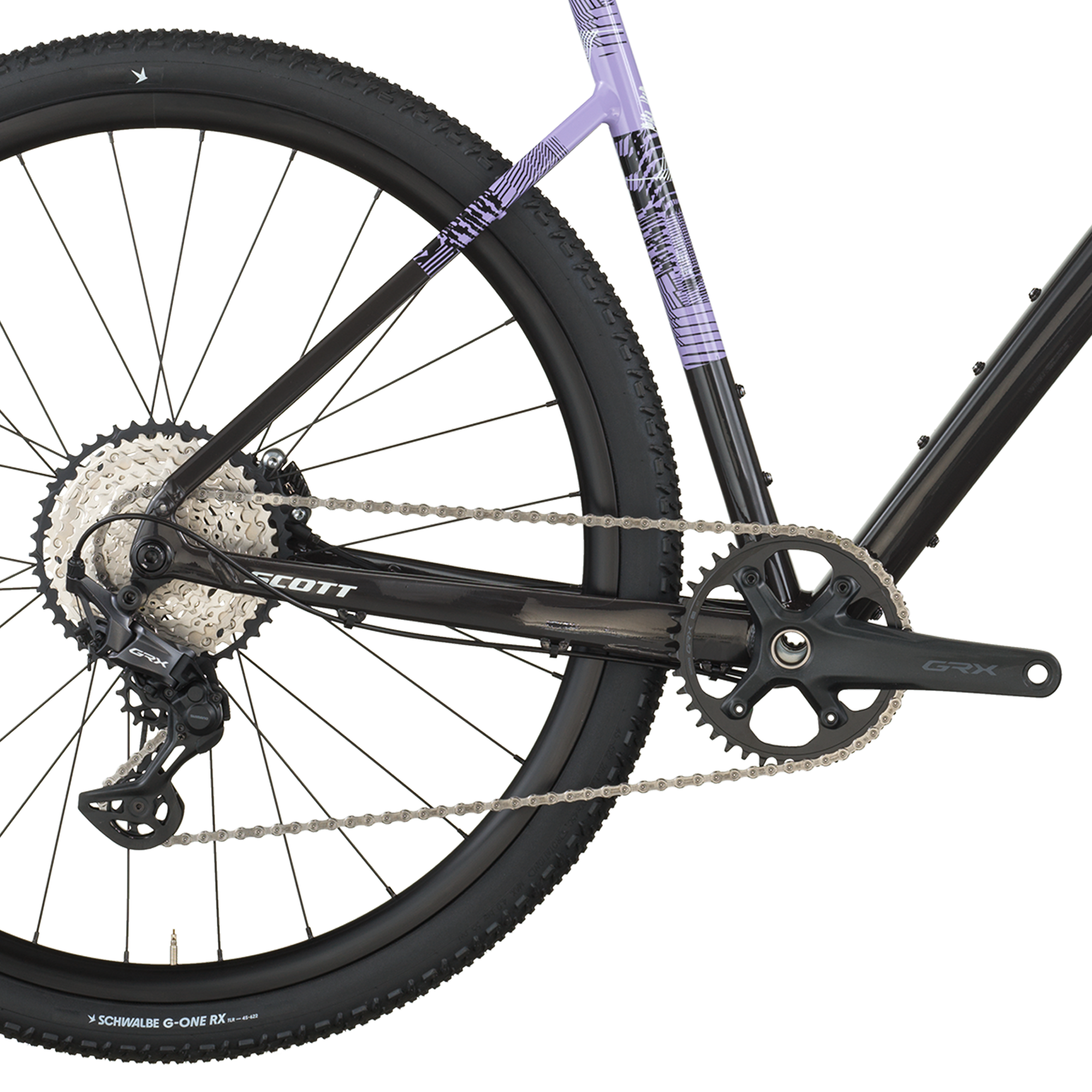 Scott Speedster Gravel 10 - Carbon Black / Tulip Purple