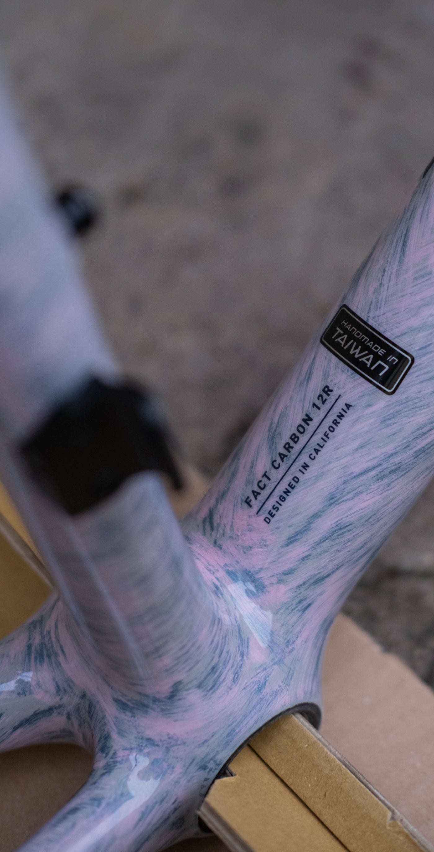 S-WORKS Tarmac SL8, Rahmen-Set - Gloss Dolomite Metallic / Directional Brush / Blue Majesty Metallic