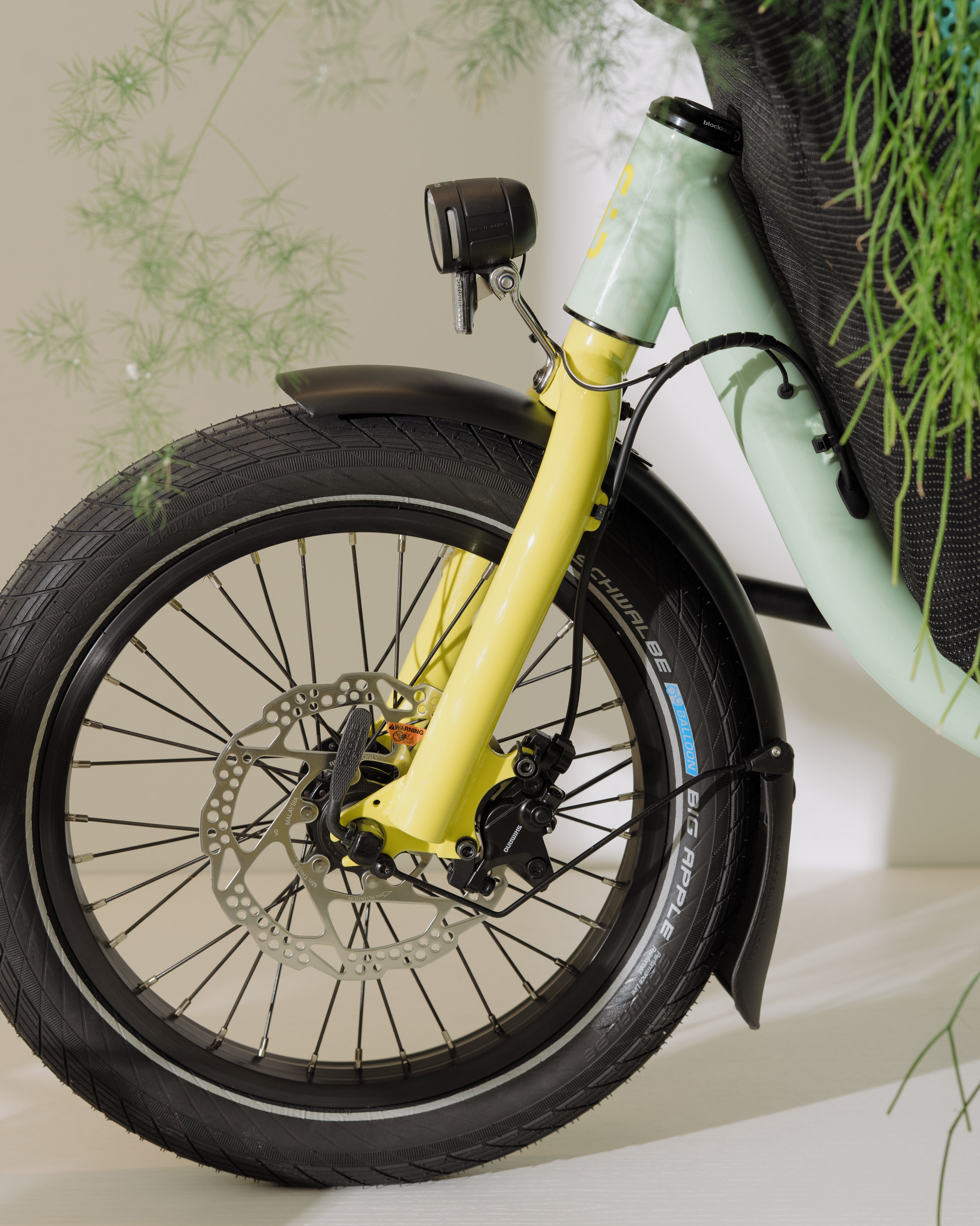 Limited Edition muli cycles x Besau-Marguerre "st" Nexus5 Di2 Nabenschaltung - mint yellow