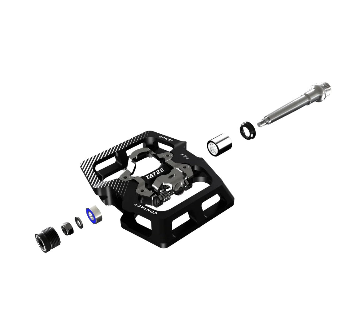 Tatze Contact Combi Klick-Wechsel Pedal - Schwarz