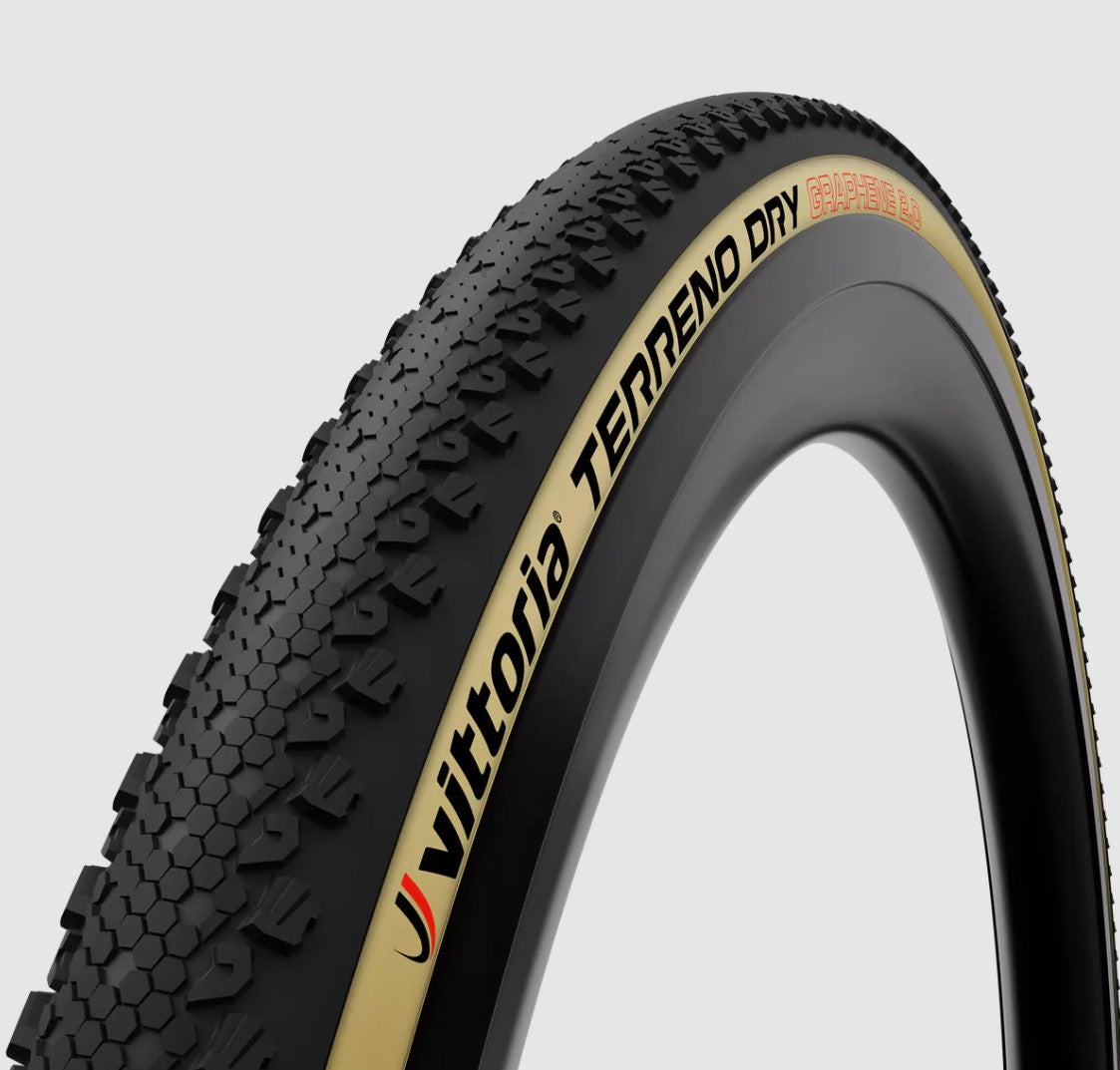 Vittoria Terreno Dry LITE 700x38c 1C Graphene 2.0 TLR Schwarz/Tan