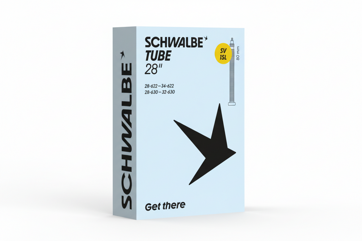 Schwalbe Schlauch SV15L 28" 28/34-622/630, 80mm Ventil - franz. Ventil (SV)