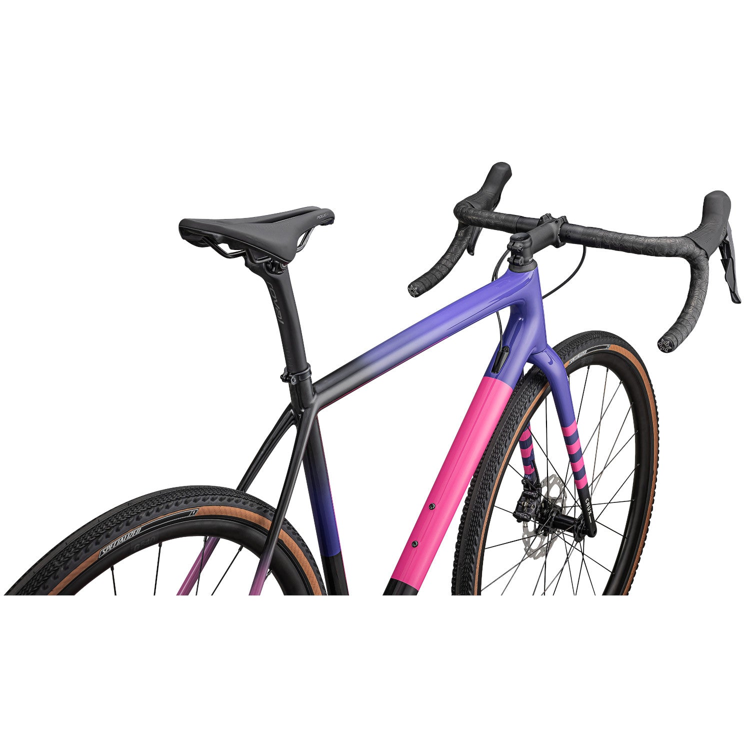 Specialized CRUX Comp, Shimano GRX 1x - Gloss Carbon / Purple Haze / Rebel Pink / Birch