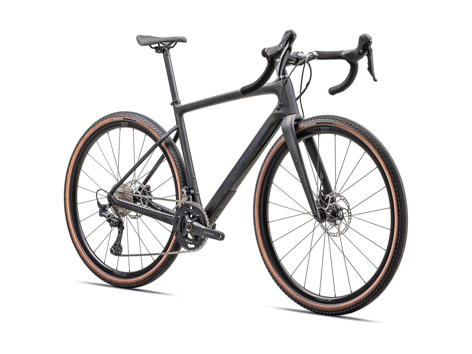 Specialized Diverge Sport Carbon, Shimano GRX 2x12 - Satin Carbon / Blue Onyx