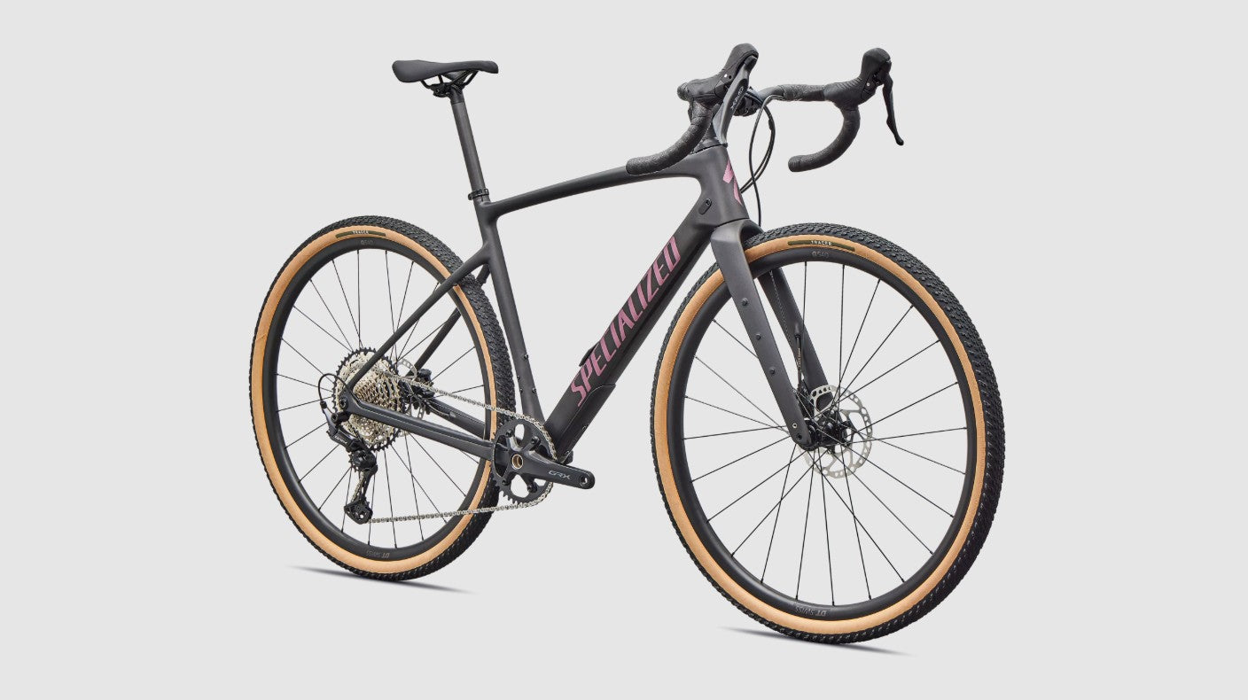 Specialized Diverge 4 Sport Carbon, Shimano GRX 1x12 - Obsidian Metallic / Quartz Metallic
