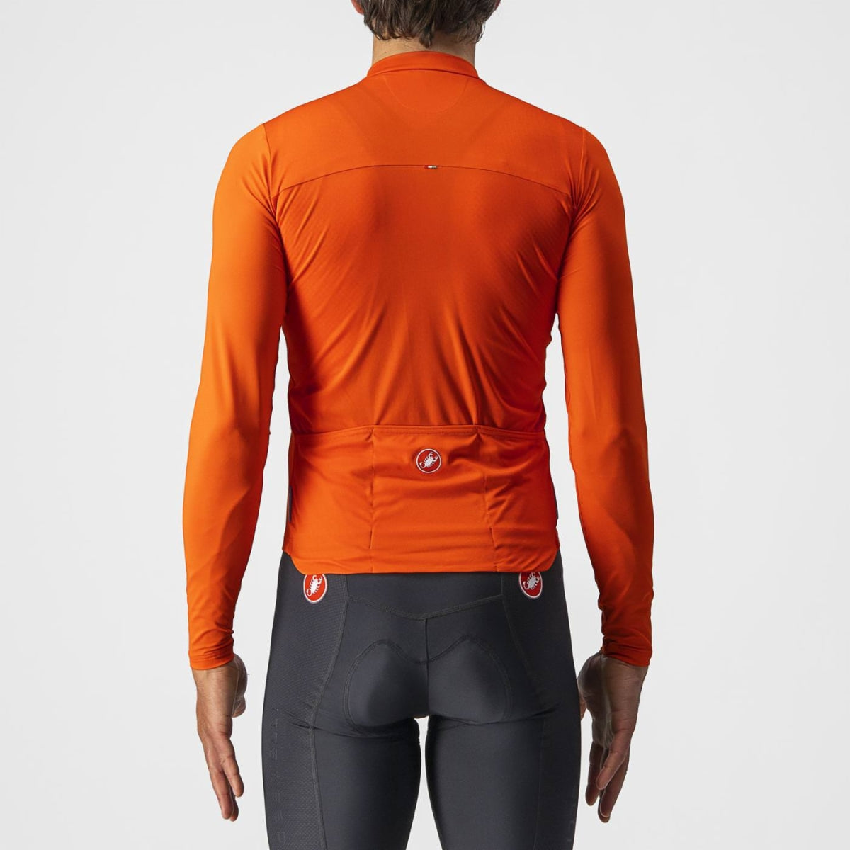 Castelli PROLOGO 7 Longsleeve Jersey, Fiery Red