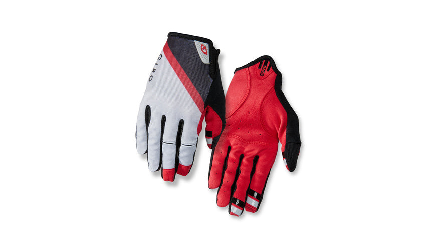 Giro DND Ganzfinger Handschuh - Grey/Dark Red/Black