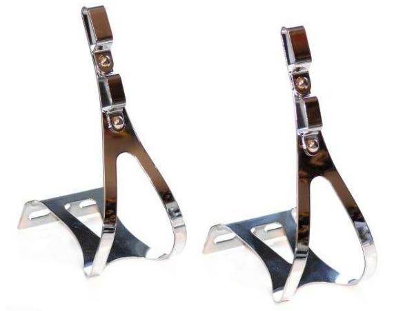 SM-Parts Pedalhaken Track Niro "Double" verchromt