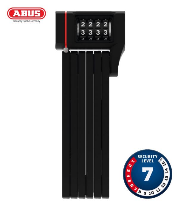 abus fahrradschloss faltschloss zahlenschloss ABUS uGrip Bordo 5700/80 Combo Faltschloss | 80cm