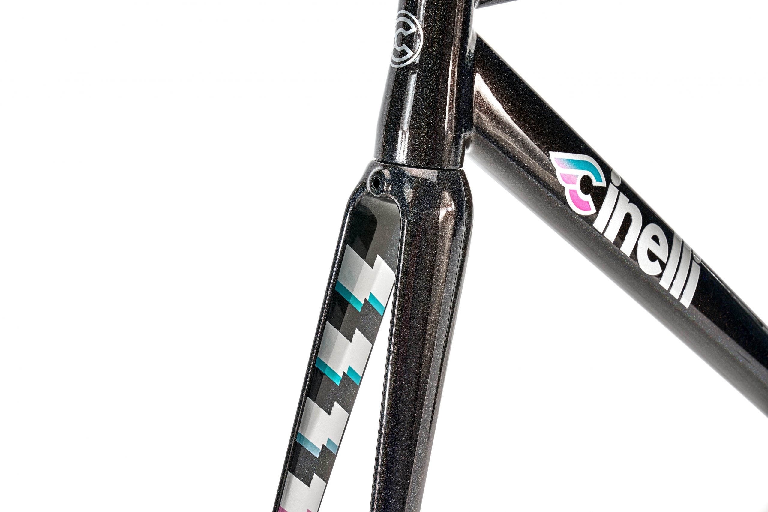 Cinelli Vigorelli Track Rahmenset 2022 Grey / Metallic Flakes