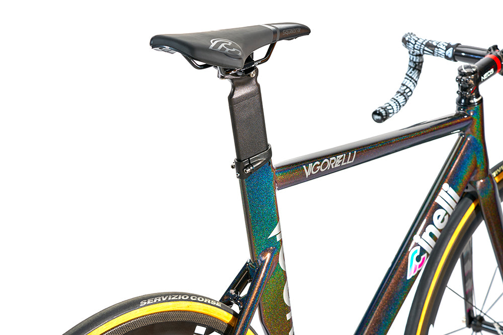 Cinelli Vigorelli Track Rahmenset 2022 Grey / Metallic Flakes
