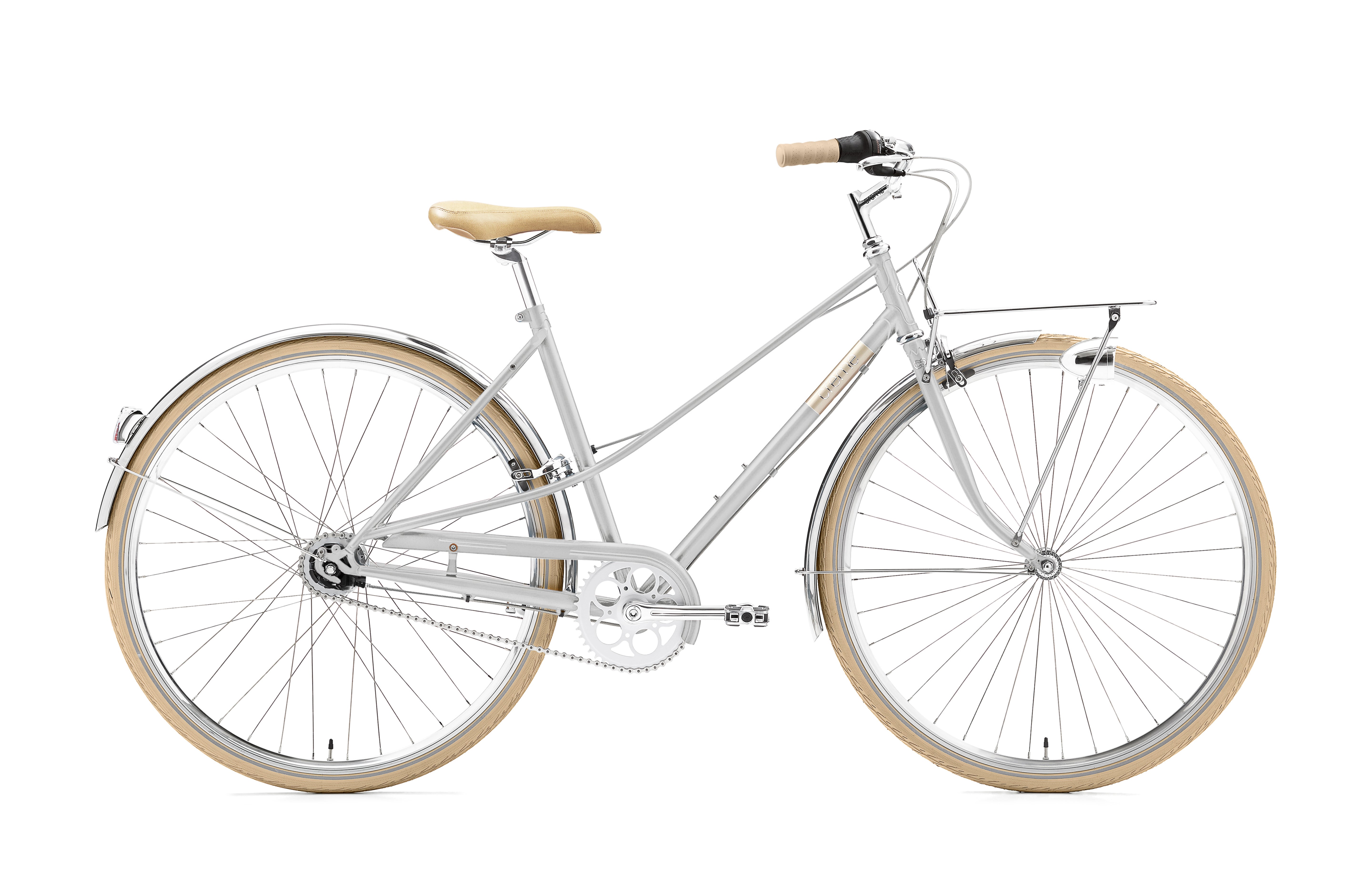 Creme Cycles Caferacer Lady -2021- Solo 7-Gang, Bright Silver