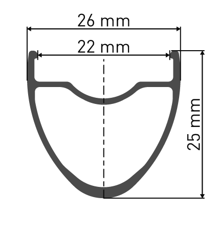 DT-Swiss RR481 db DISC Hohlkammer Felge 28" 700c