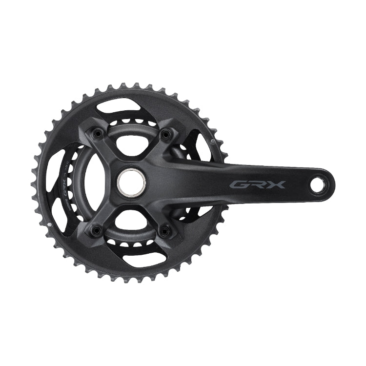 Shimano GRX FC-RX600-2 2x11 Kurbelgarnitur, 170mm - 46/30 Zähne Schwarz
